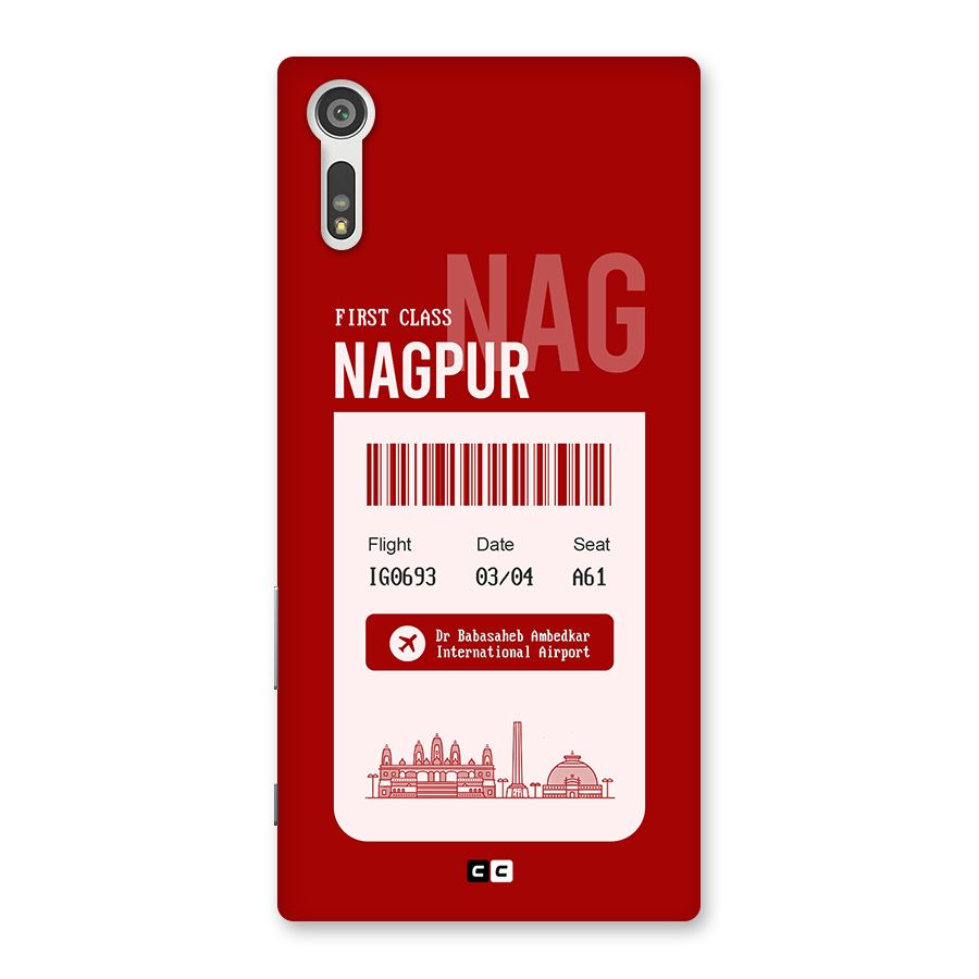 Nagpur Boarding Pass Back Case for Xperia XZ