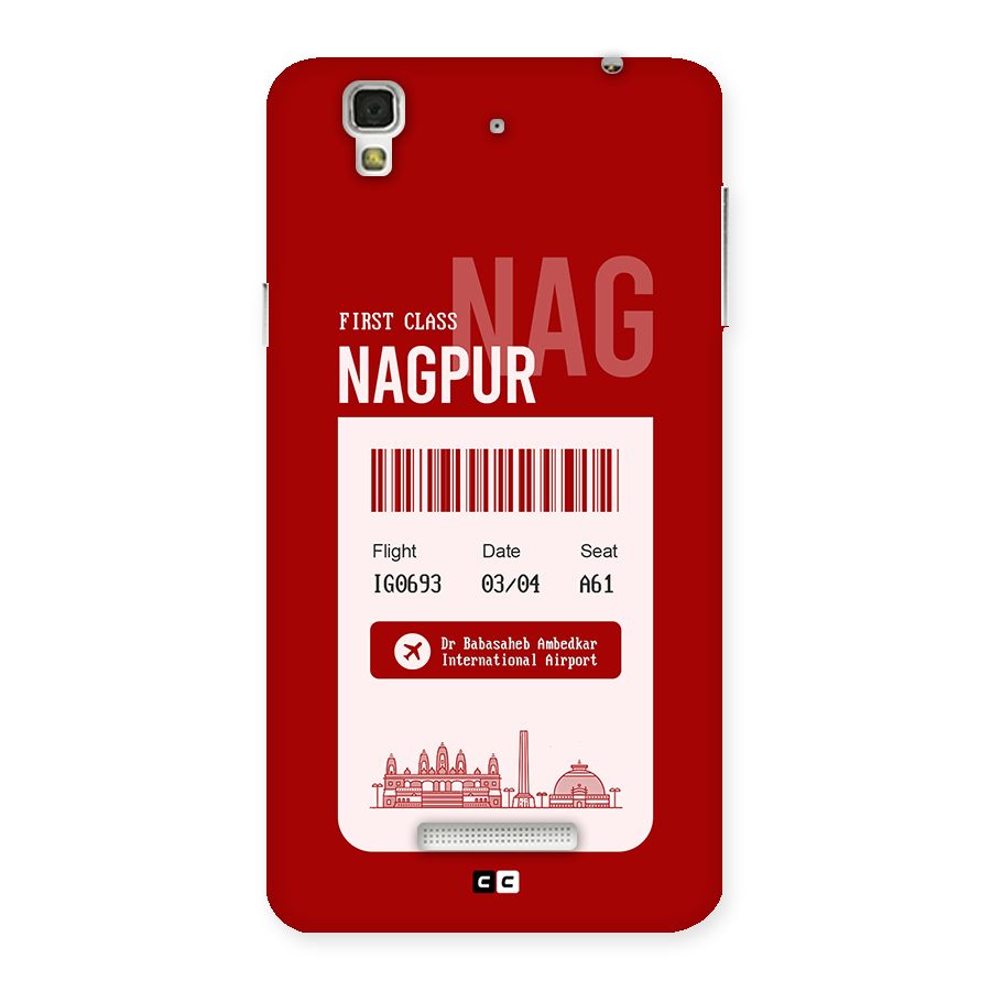 Nagpur Boarding Pass Back Case for Yureka