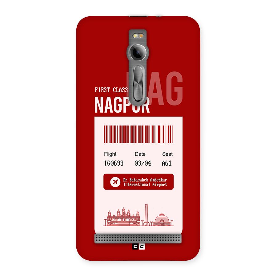 Nagpur Boarding Pass Back Case for Zenfone 2