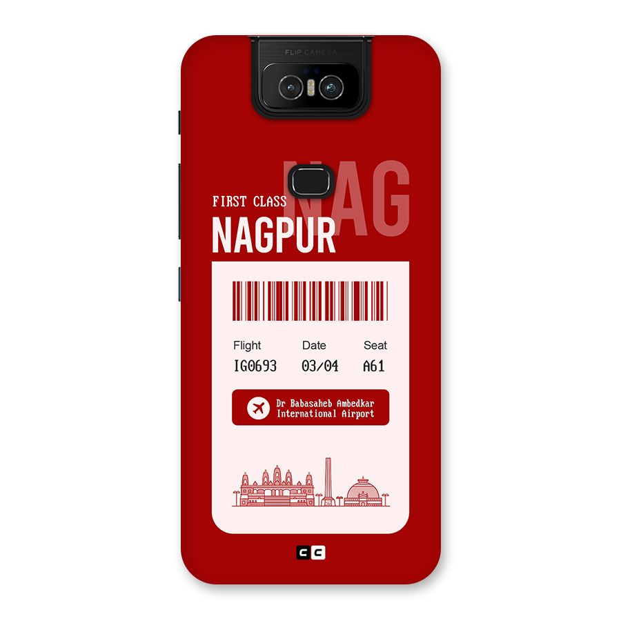 Nagpur Boarding Pass Back Case for Zenfone 6z