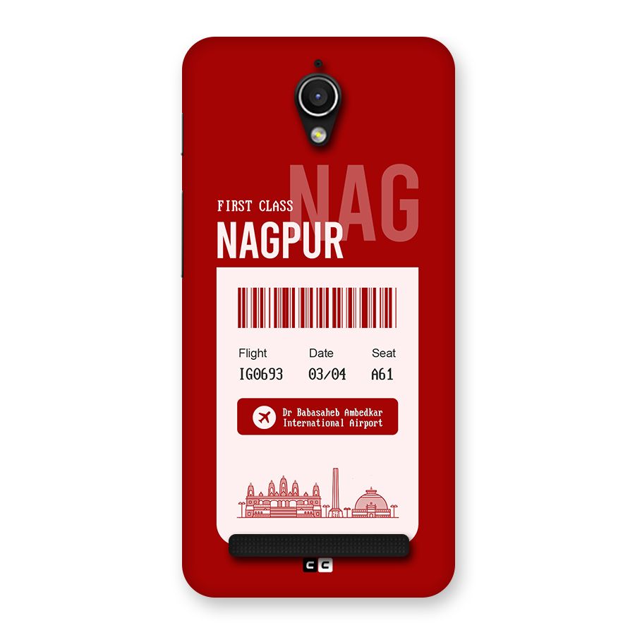 Nagpur Boarding Pass Back Case for Zenfone Go
