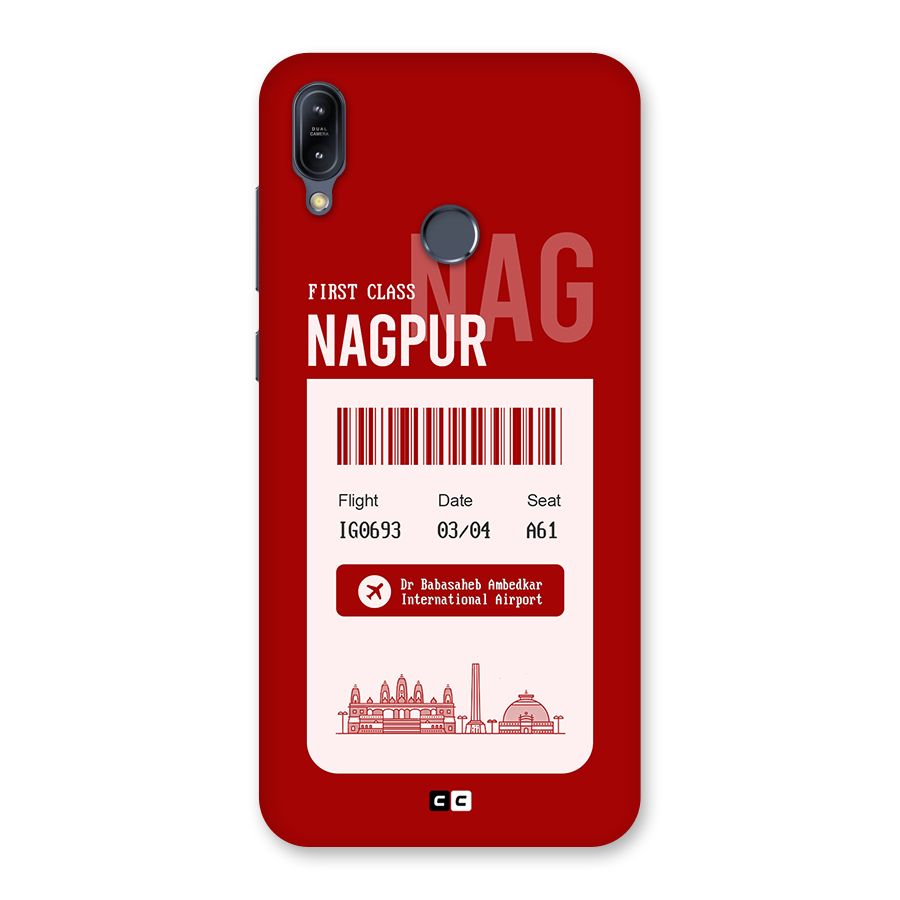 Nagpur Boarding Pass Back Case for Zenfone Max M2
