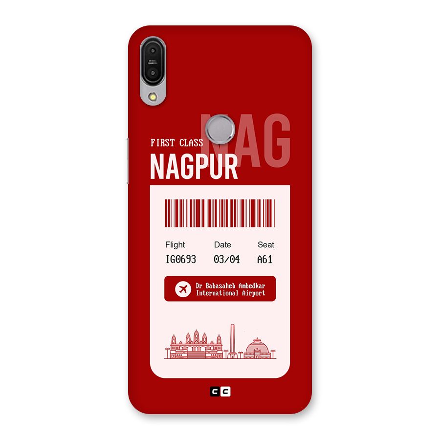 Nagpur Boarding Pass Back Case for Zenfone Max Pro M1