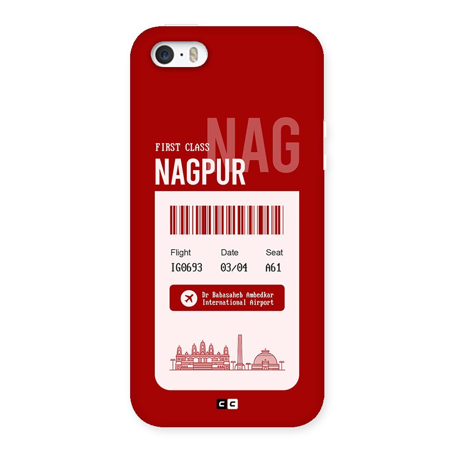 Nagpur Boarding Pass Back Case for iPhone SE 2016