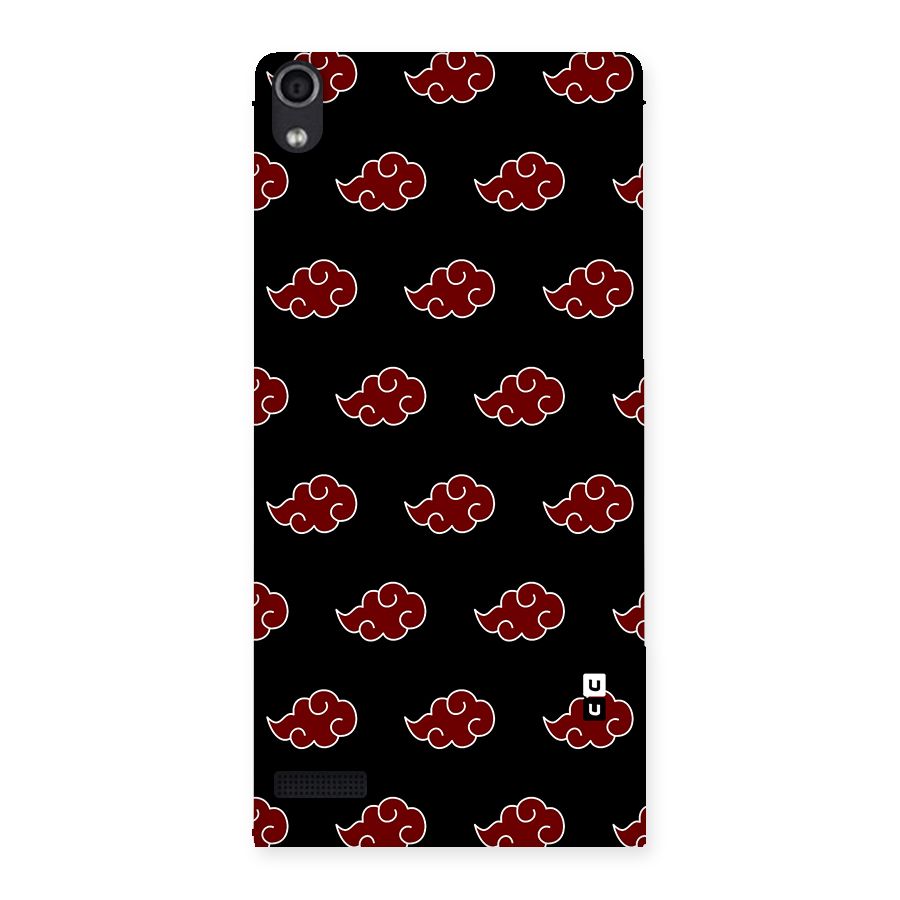 Naruto Akatsuki Pattern Back Case for Ascend P6