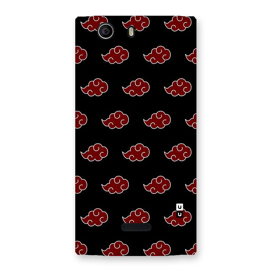 Naruto Akatsuki Pattern Back Case for Canvas Nitro 2 E311