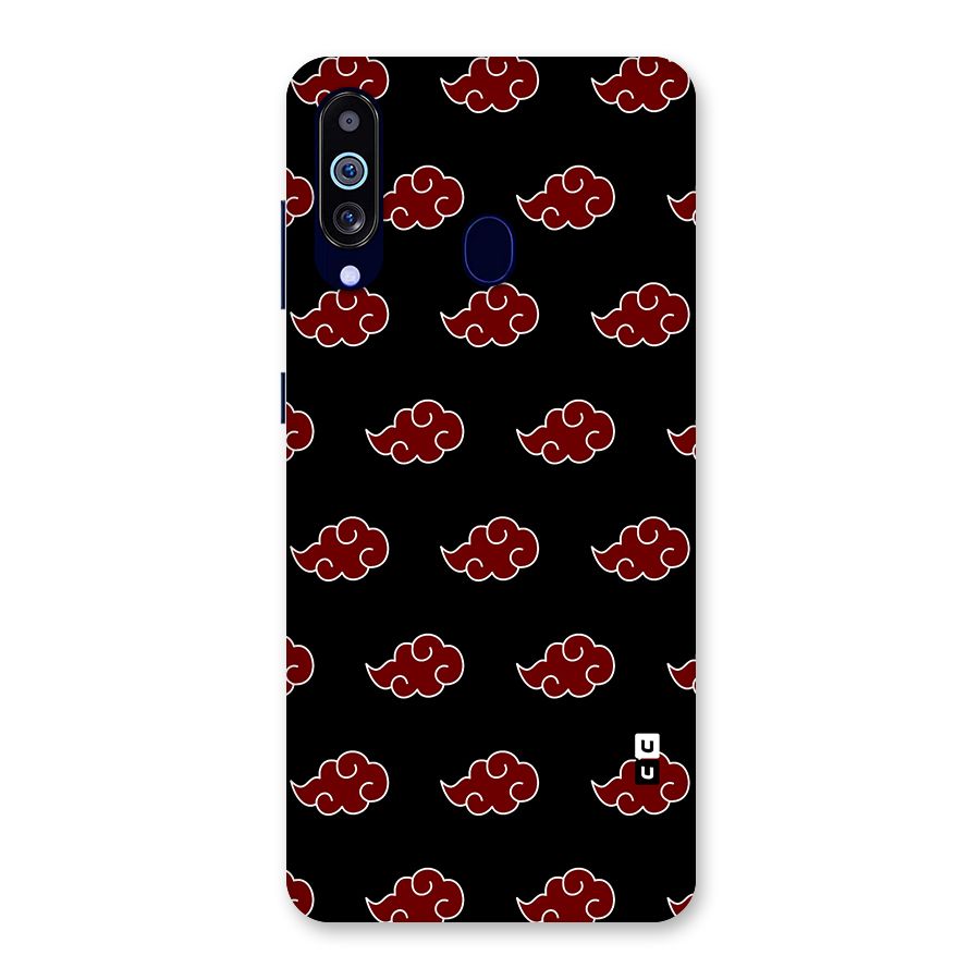 Naruto Akatsuki Pattern Back Case for Galaxy A60
