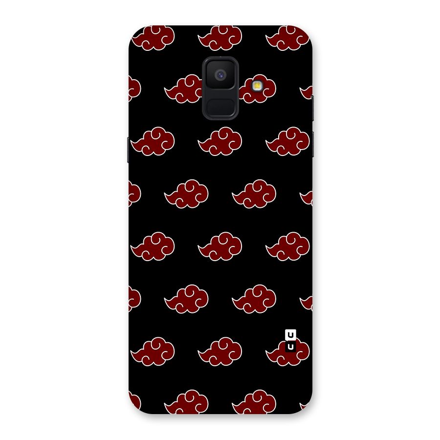 Naruto Akatsuki Pattern Back Case for Galaxy A6 (2018)