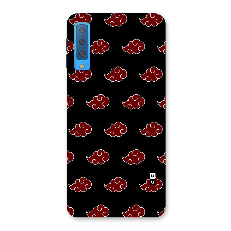 Naruto Akatsuki Pattern Back Case for Galaxy A7 (2018)