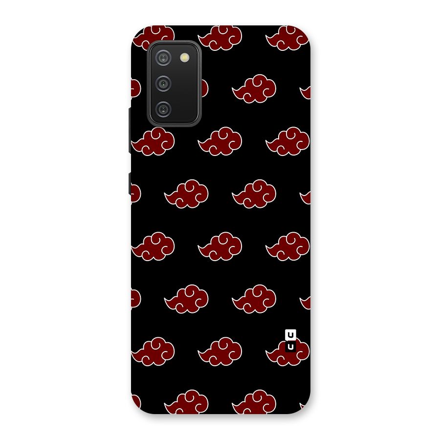 Naruto Akatsuki Pattern Back Case for Galaxy F02s