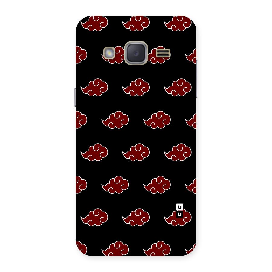 Naruto Akatsuki Pattern Back Case for Galaxy J2
