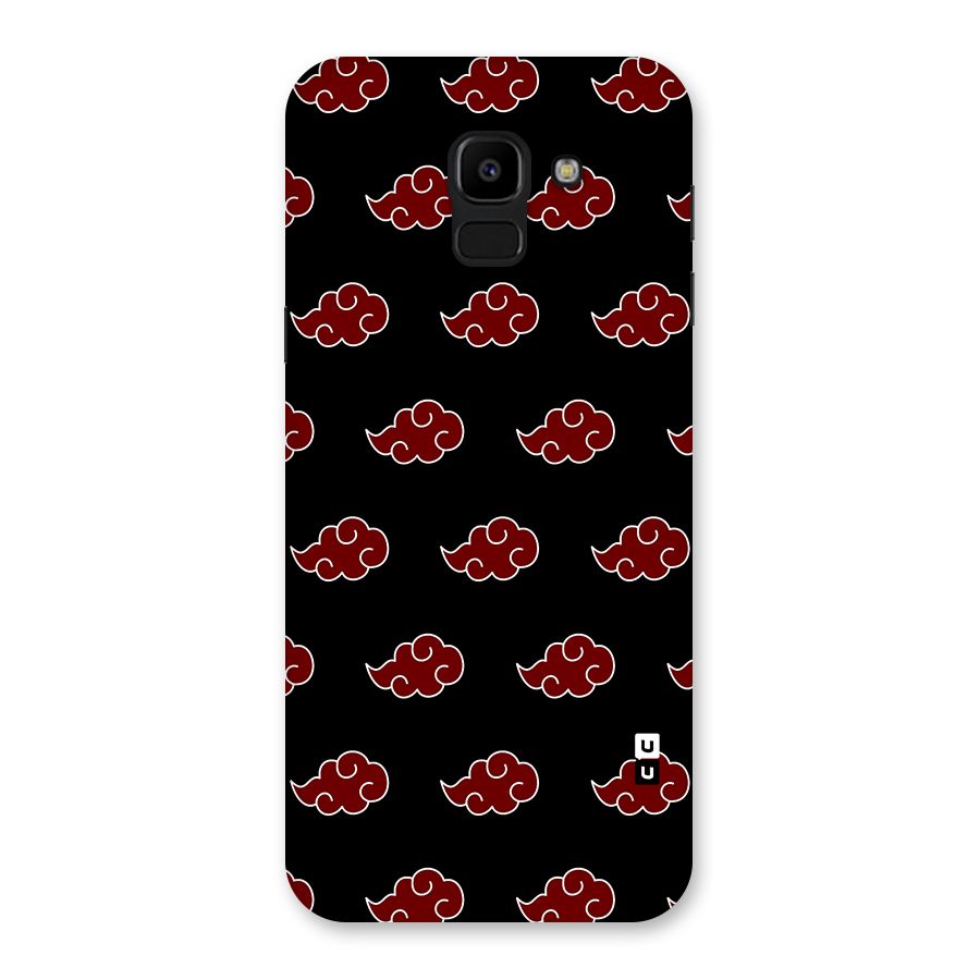 Naruto Akatsuki Pattern Back Case for Galaxy J6
