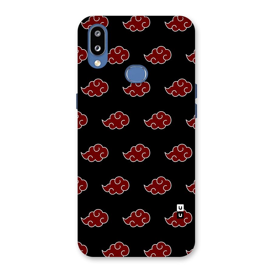 Naruto Akatsuki Pattern Back Case for Galaxy M01s