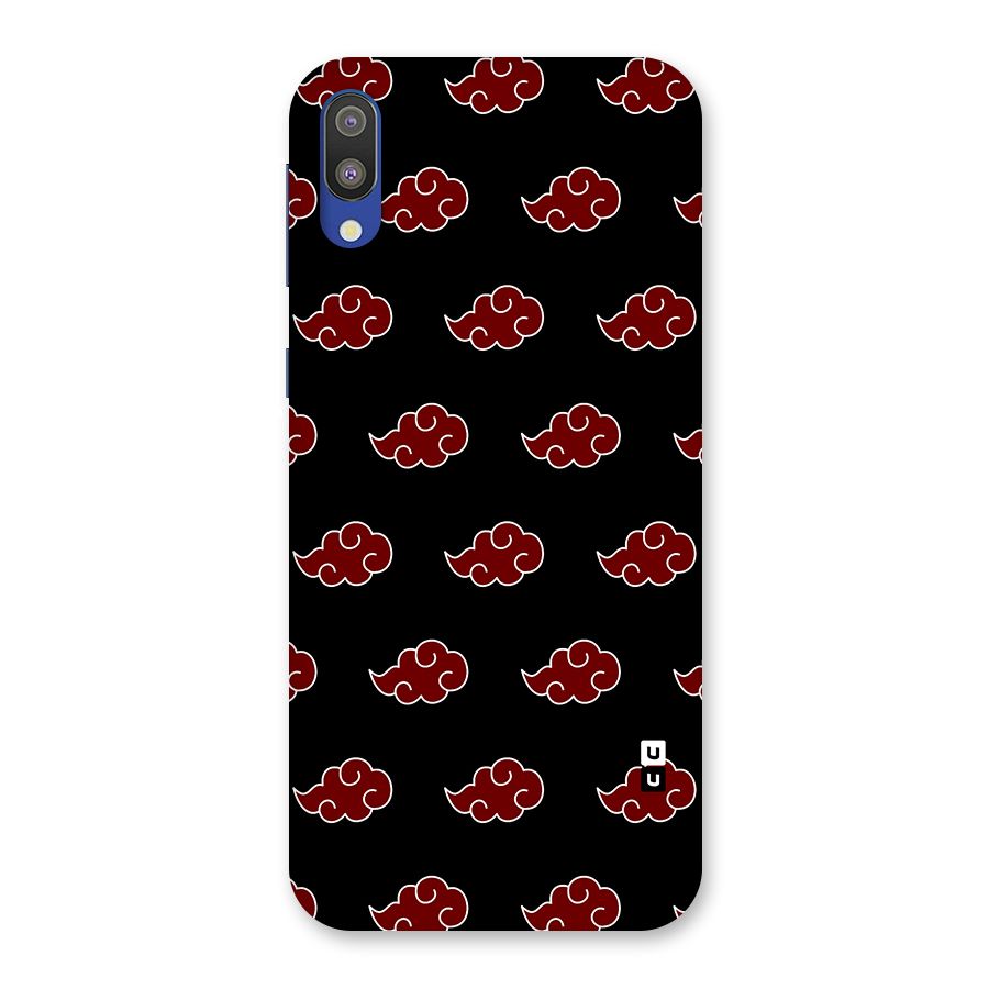 Naruto Akatsuki Pattern Back Case for Galaxy M10