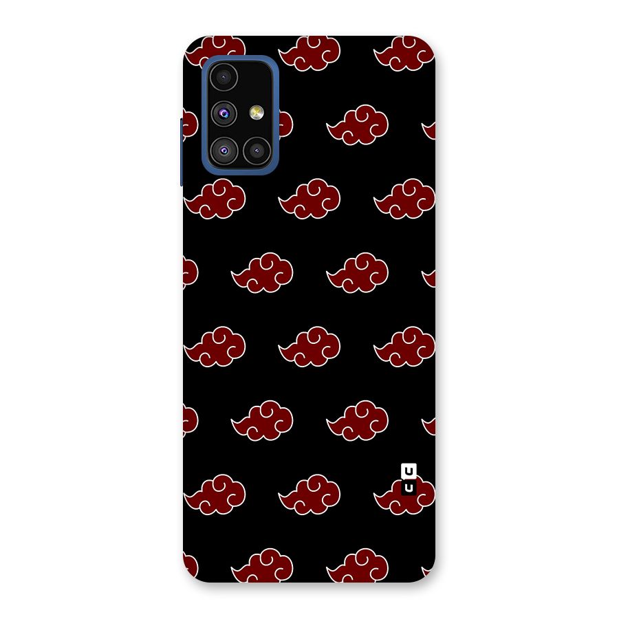 Naruto Akatsuki Pattern Back Case for Galaxy M51