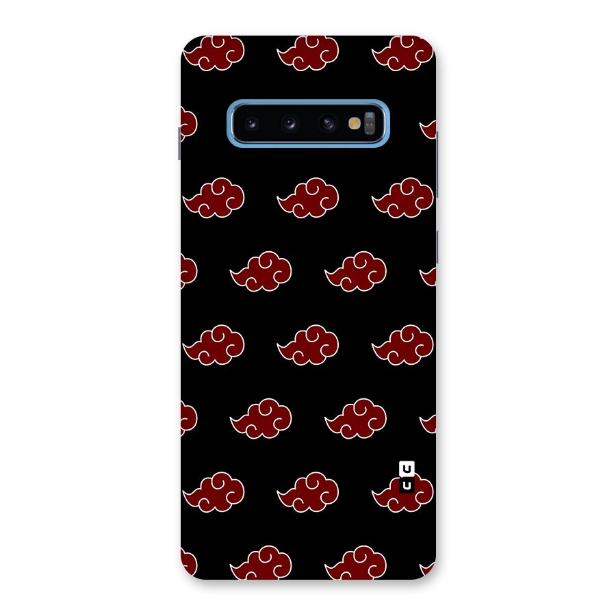 Naruto Akatsuki Pattern Back Case for Galaxy S10 Plus