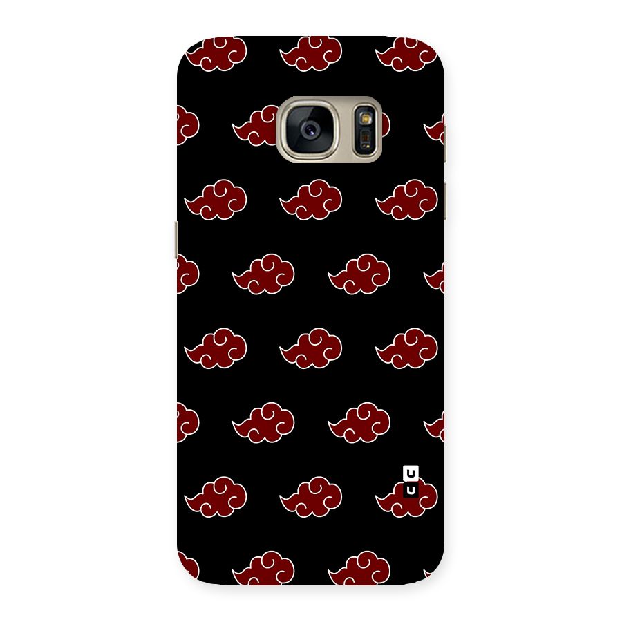 Naruto Akatsuki Pattern Back Case for Galaxy S7