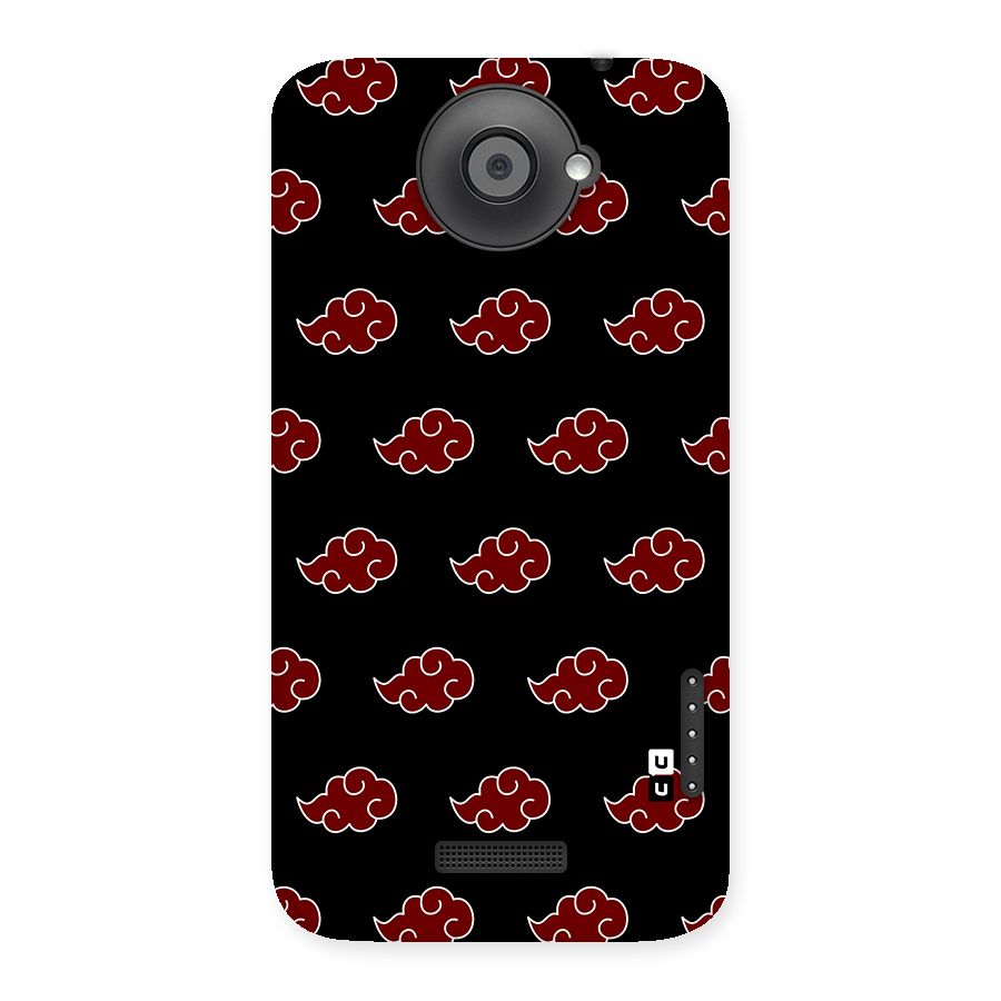 Naruto Akatsuki Pattern Back Case for HTC One X