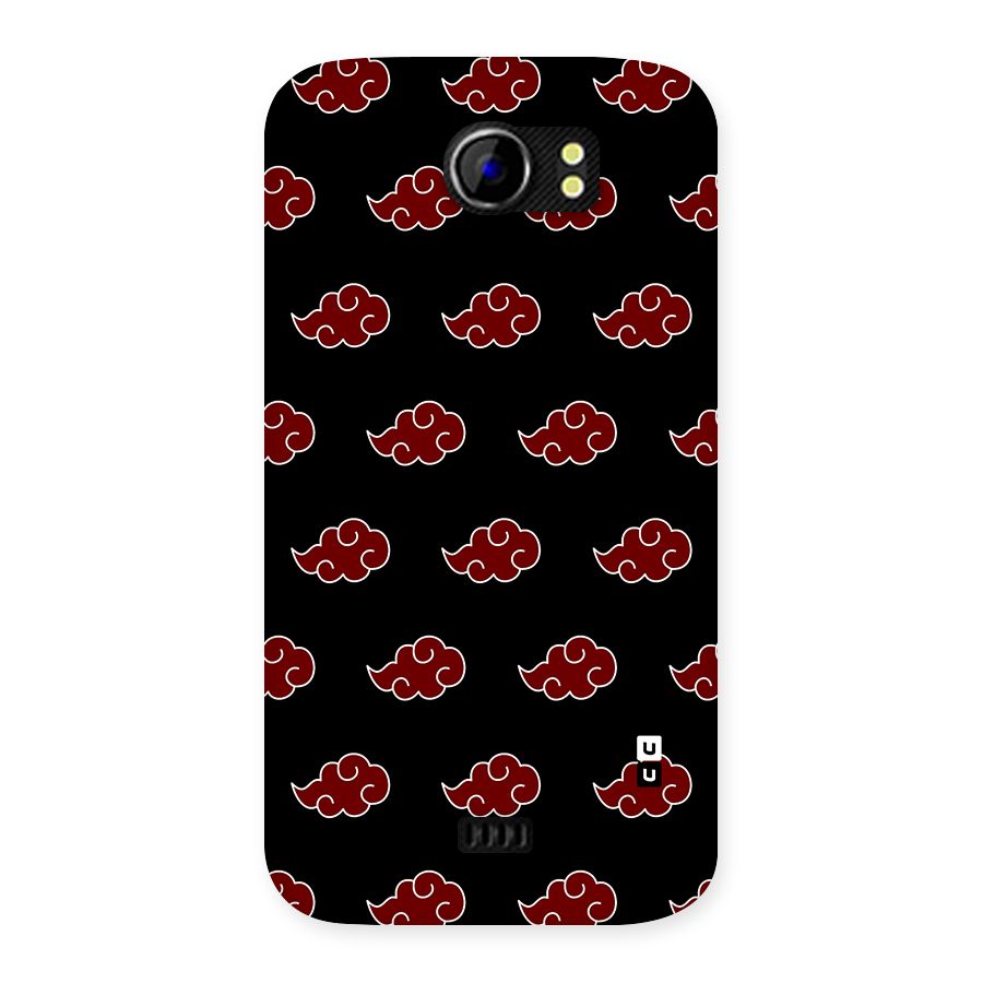Naruto Akatsuki Pattern Back Case for Micromax Canvas 2 A110