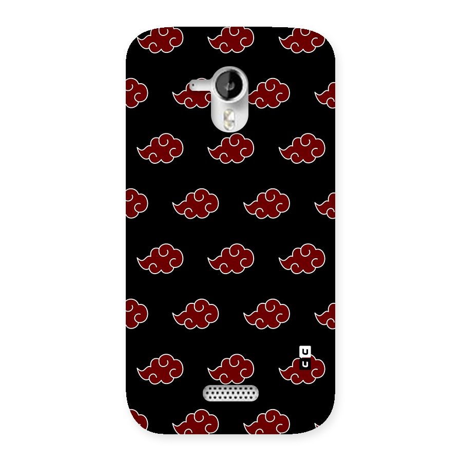 Naruto Akatsuki Pattern Back Case for Micromax Canvas HD A116