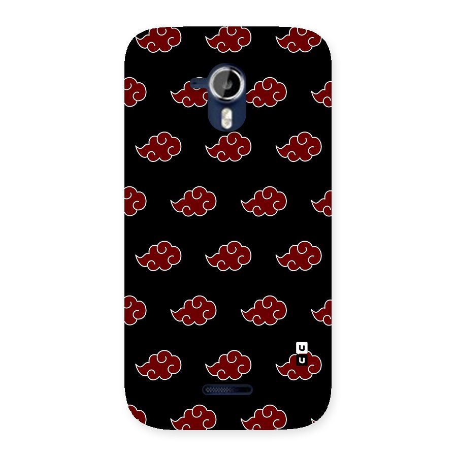Naruto Akatsuki Pattern Back Case for Micromax Canvas Magnus A117