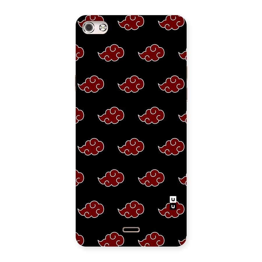 Naruto Akatsuki Pattern Back Case for Micromax Canvas Silver 5
