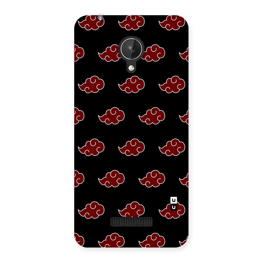 Naruto Akatsuki Pattern Back Case for Micromax Canvas Spark Q380