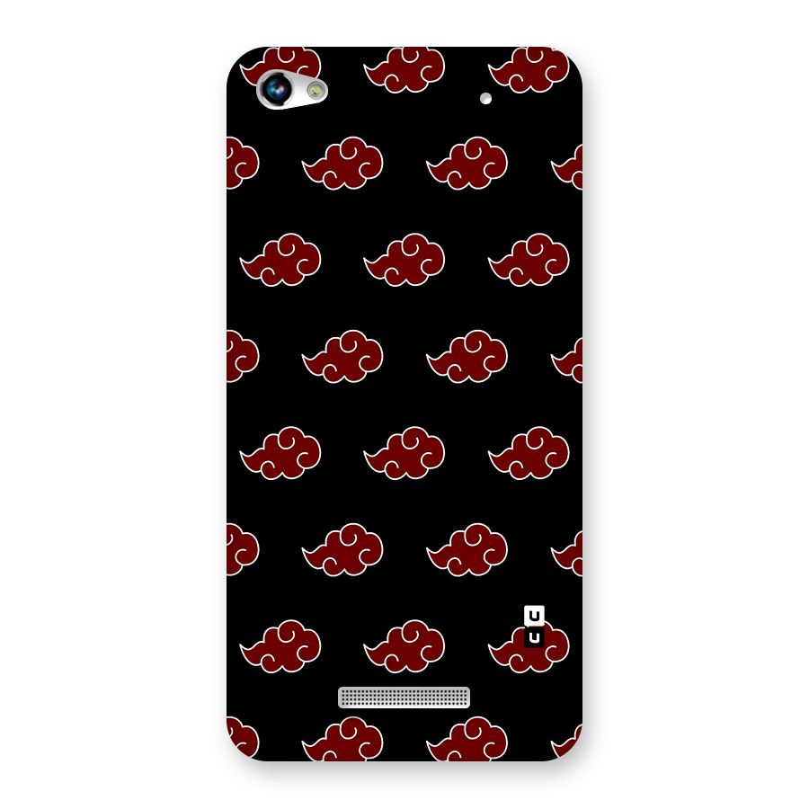 Naruto Akatsuki Pattern Back Case for Micromax Hue 2