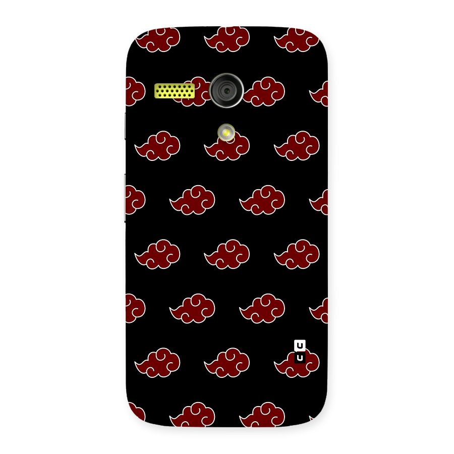 Naruto Akatsuki Pattern Back Case for Moto G
