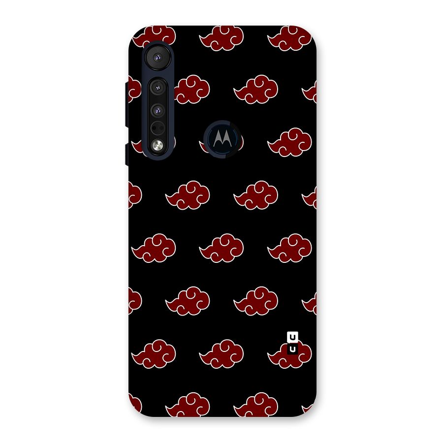 Naruto Akatsuki Pattern Back Case for Motorola One Macro