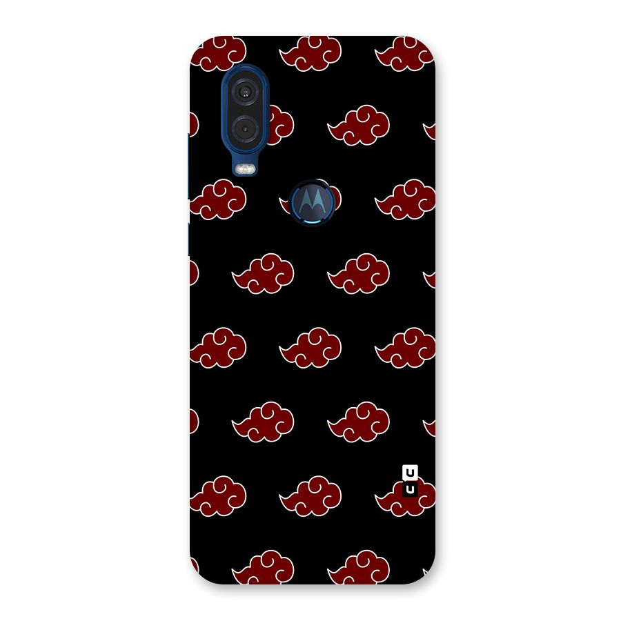 Naruto Akatsuki Pattern Back Case for Motorola One Vision