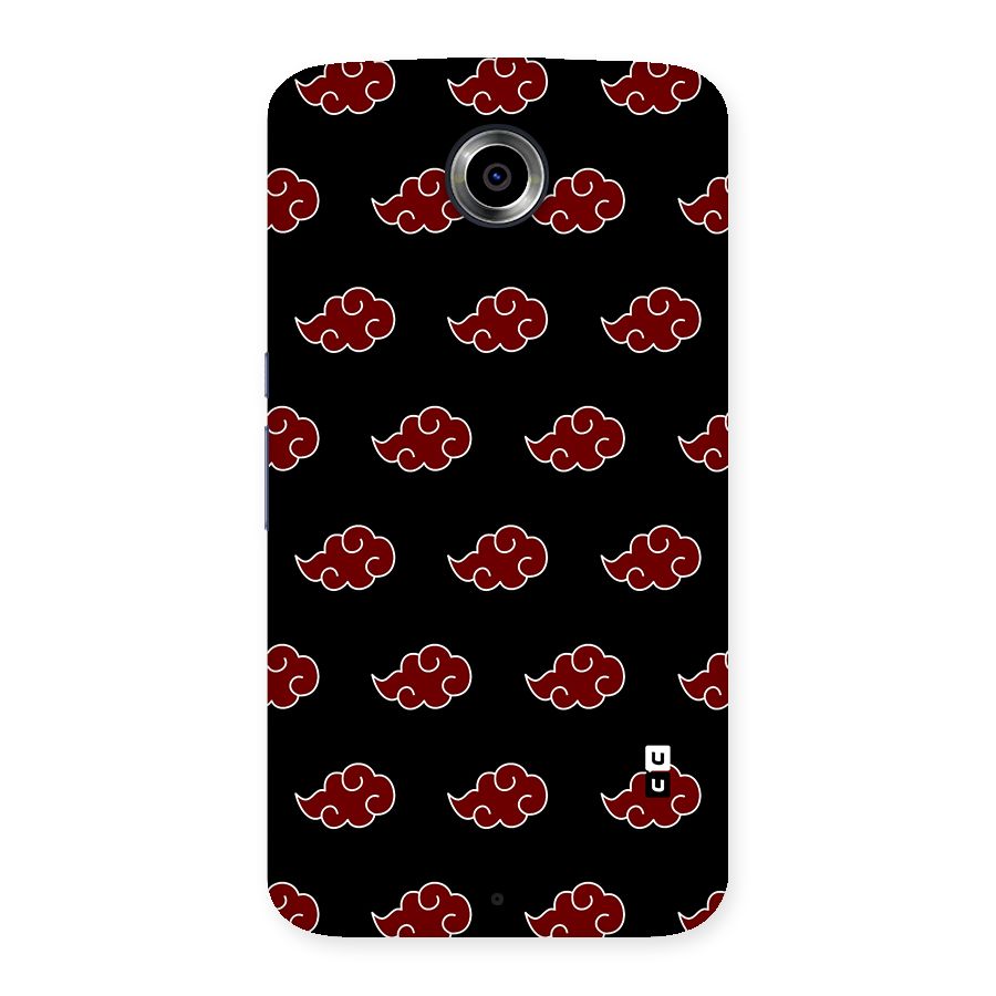 Naruto Akatsuki Pattern Back Case for Nexsus 6