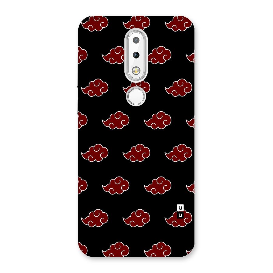 Naruto Akatsuki Pattern Back Case for Nokia 6.1 Plus
