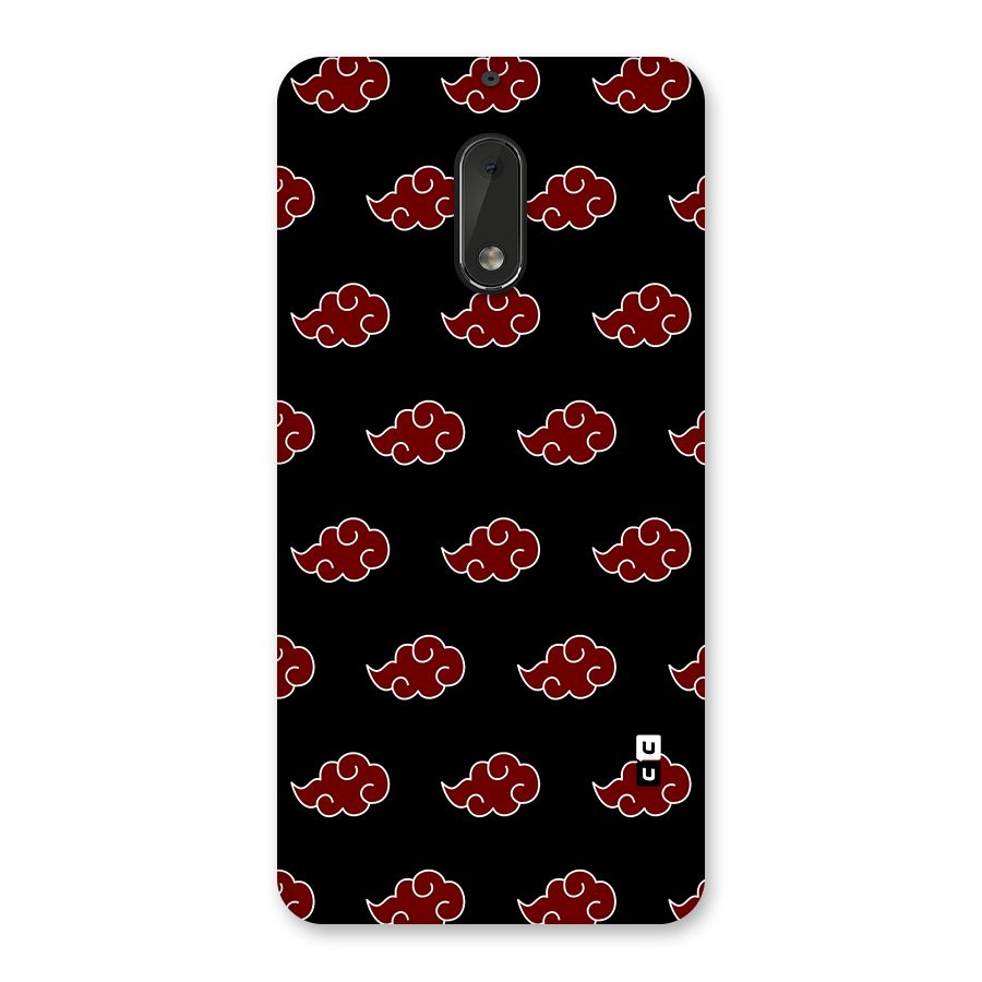 Naruto Akatsuki Pattern Back Case for Nokia 6