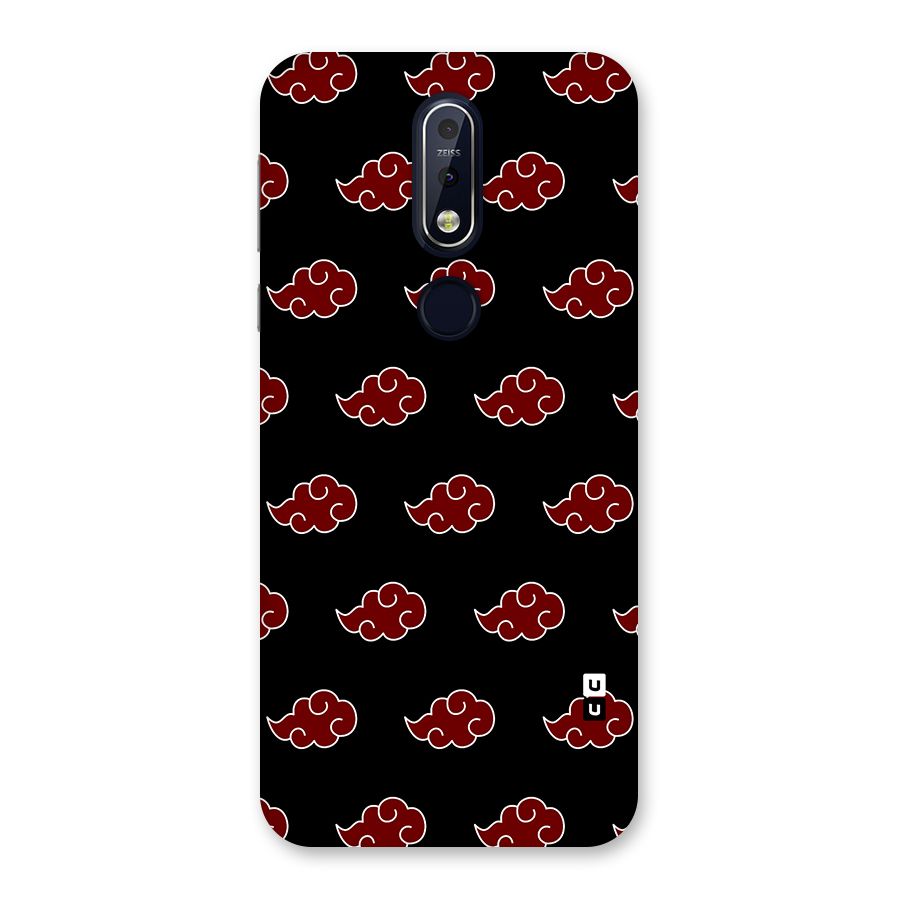 Naruto Akatsuki Pattern Back Case for Nokia 7.1
