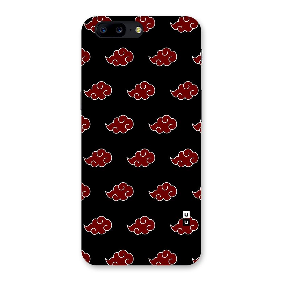 Naruto Akatsuki Pattern Back Case for OnePlus 5