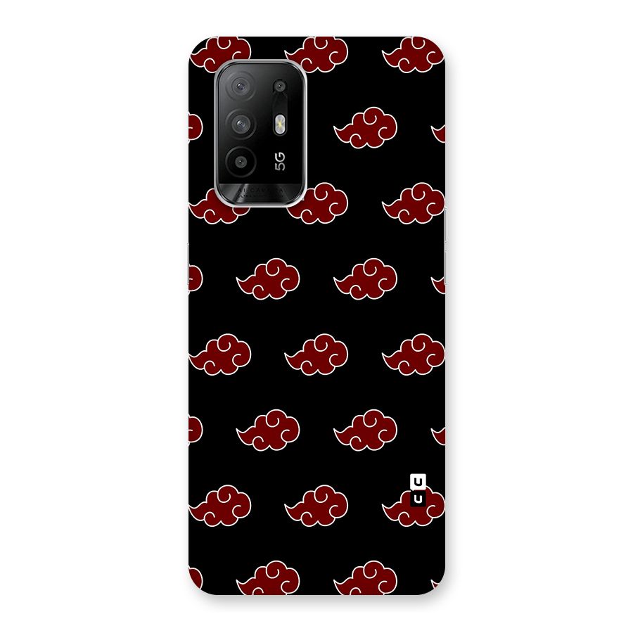 Naruto Akatsuki Pattern Back Case for Oppo F19 Pro Plus 5G