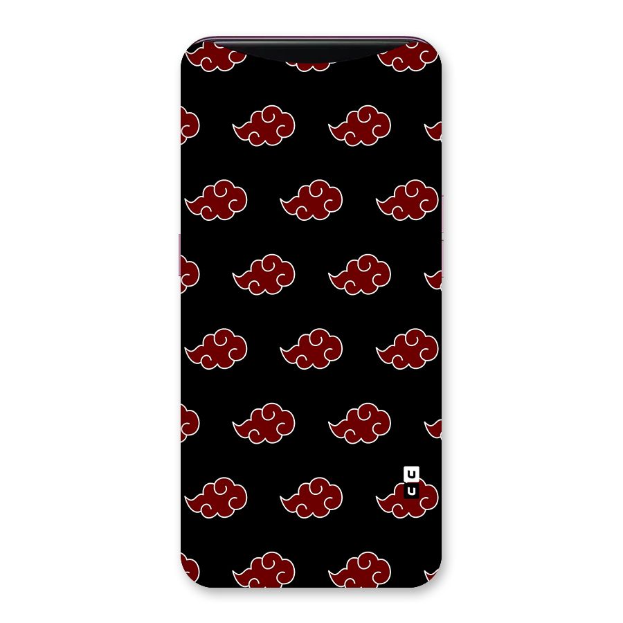 Naruto Akatsuki Pattern Back Case for Oppo Find X