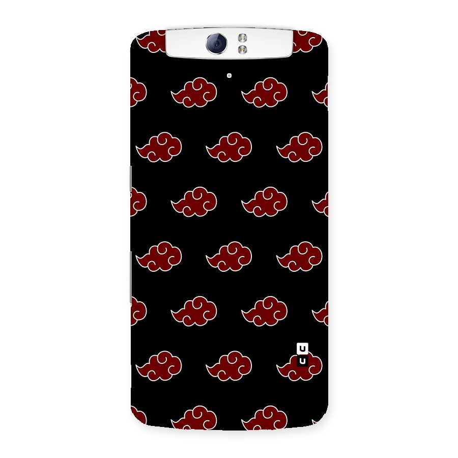 Naruto Akatsuki Pattern Back Case for Oppo N1