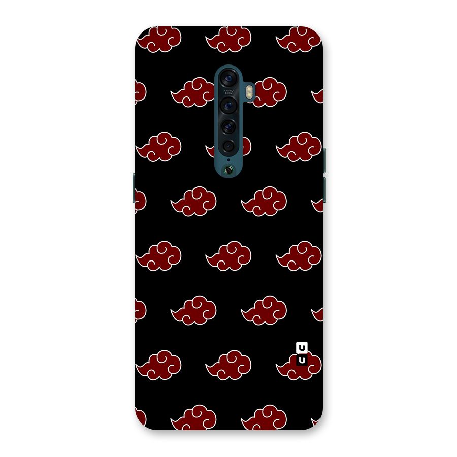 Naruto Akatsuki Pattern Back Case for Oppo Reno2