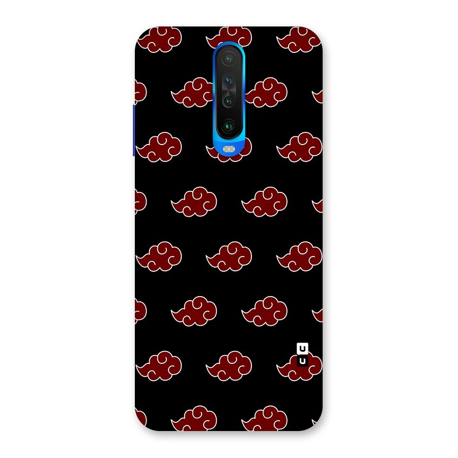 Naruto Akatsuki Pattern Back Case for Poco X2