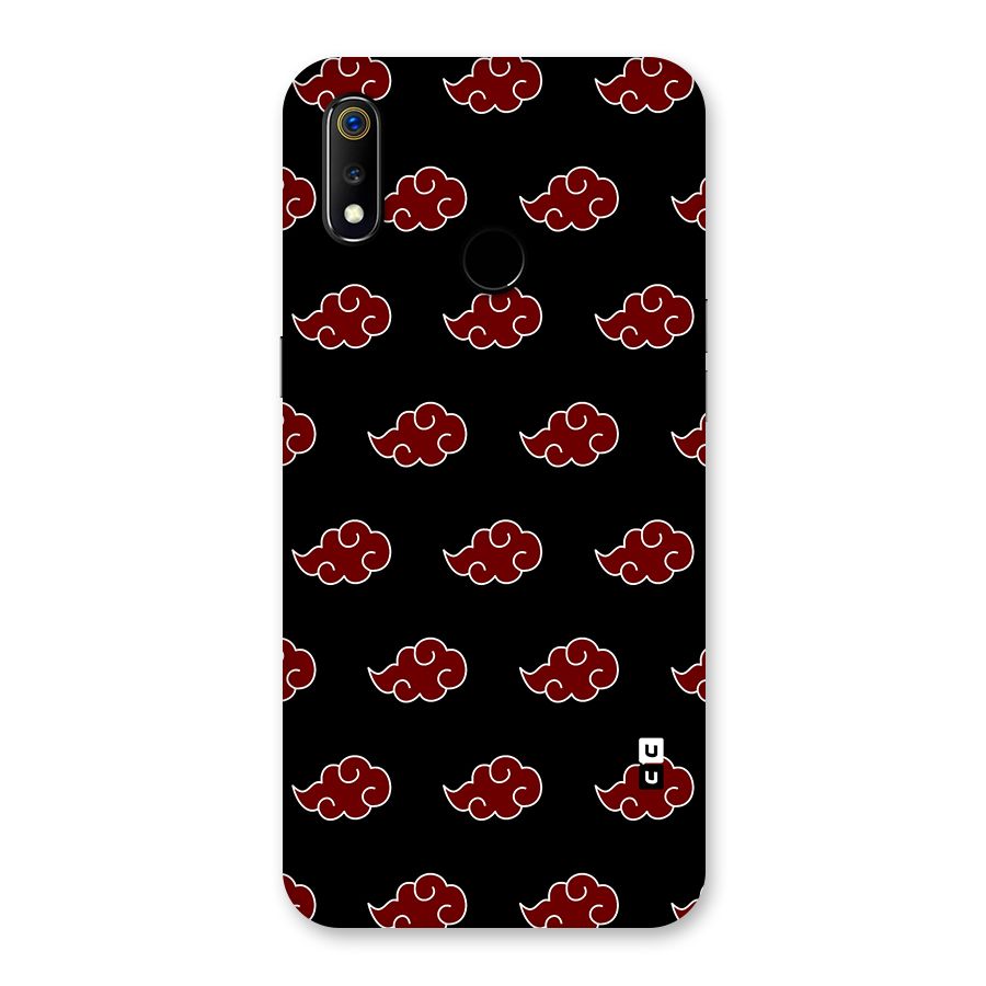 Naruto Akatsuki Pattern Back Case for Realme 3