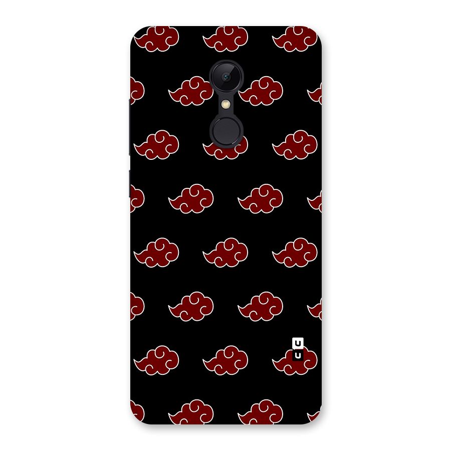 Naruto Akatsuki Pattern Back Case for Redmi 5