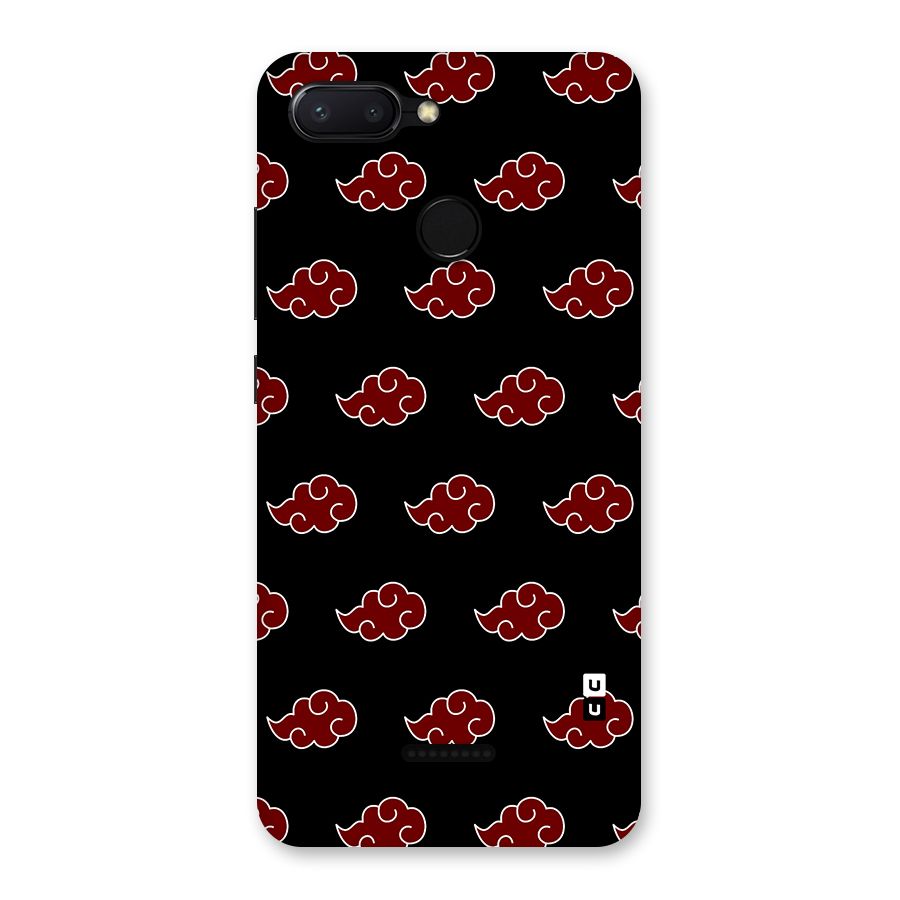 Naruto Akatsuki Pattern Back Case for Redmi 6
