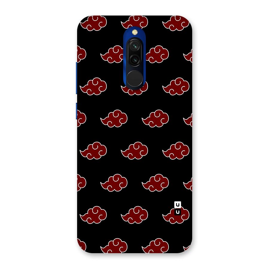Naruto Akatsuki Pattern Back Case for Redmi 8