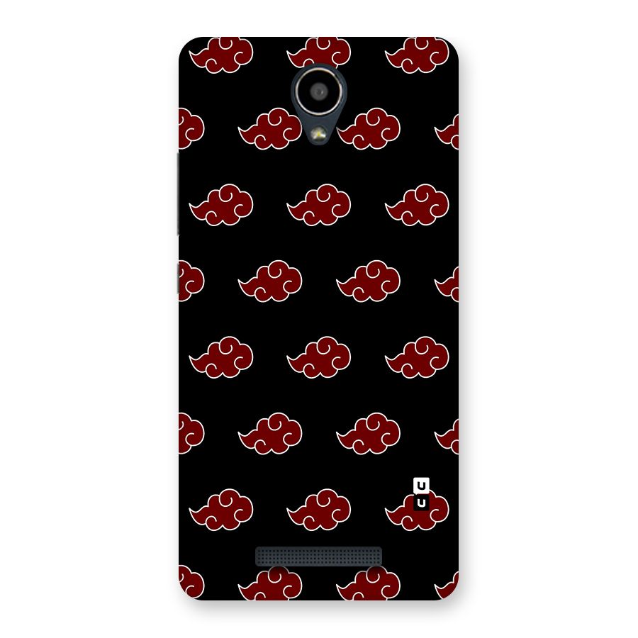 Naruto Akatsuki Pattern Back Case for Redmi Note 2