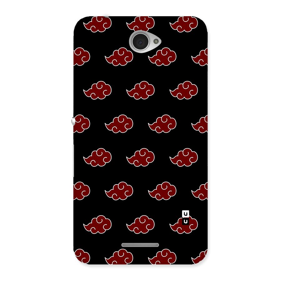 Naruto Akatsuki Pattern Back Case for Sony Xperia E4