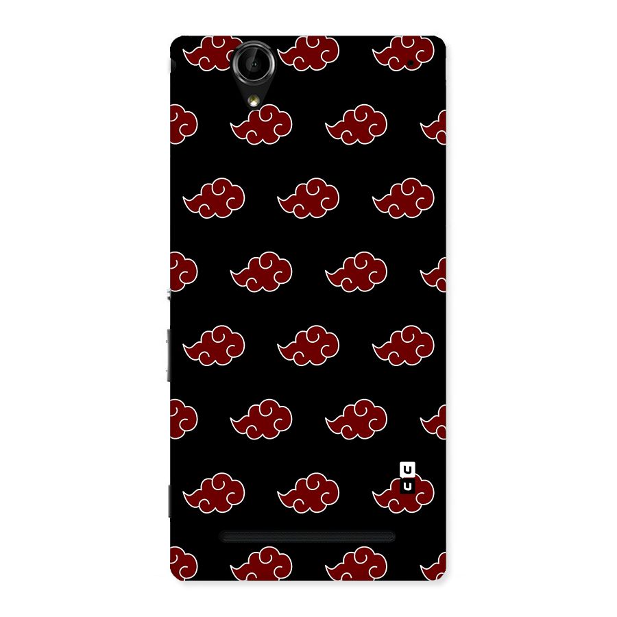 Naruto Akatsuki Pattern Back Case for Sony Xperia T2