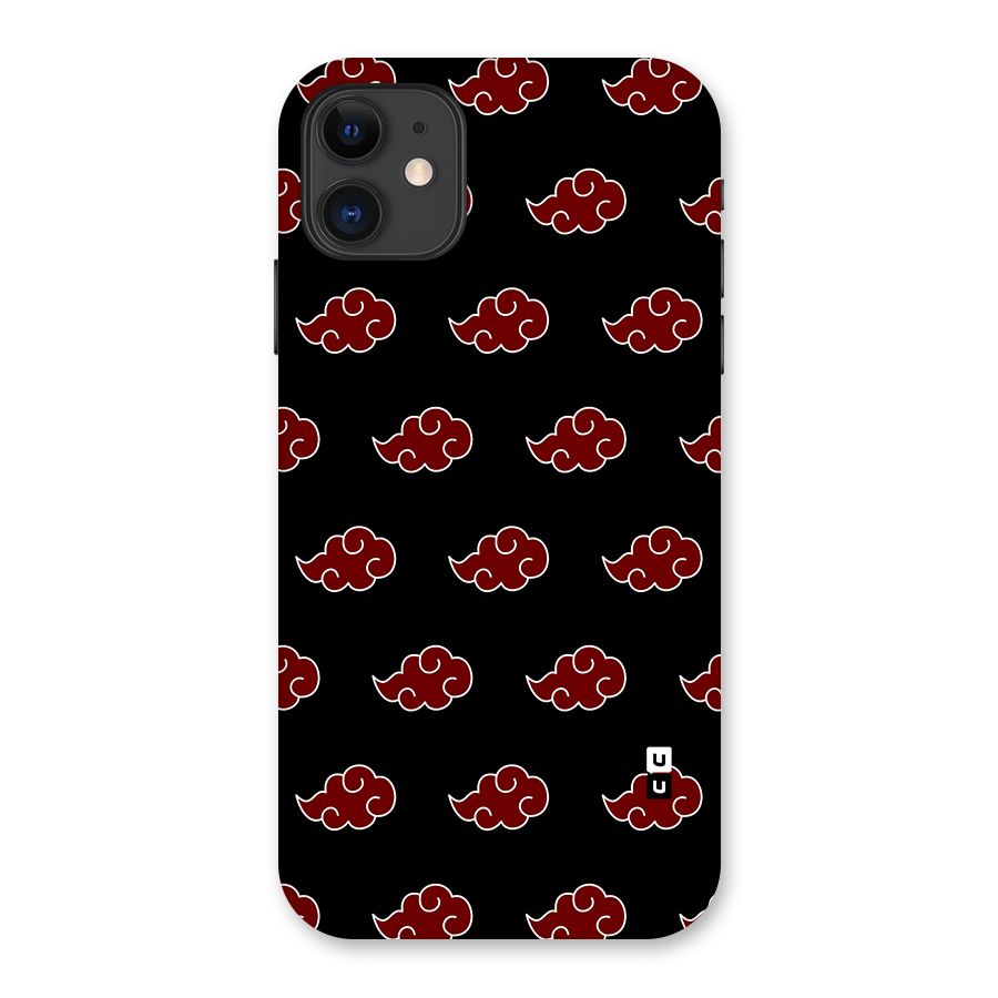 Naruto Akatsuki Pattern Back Case for iPhone 11
