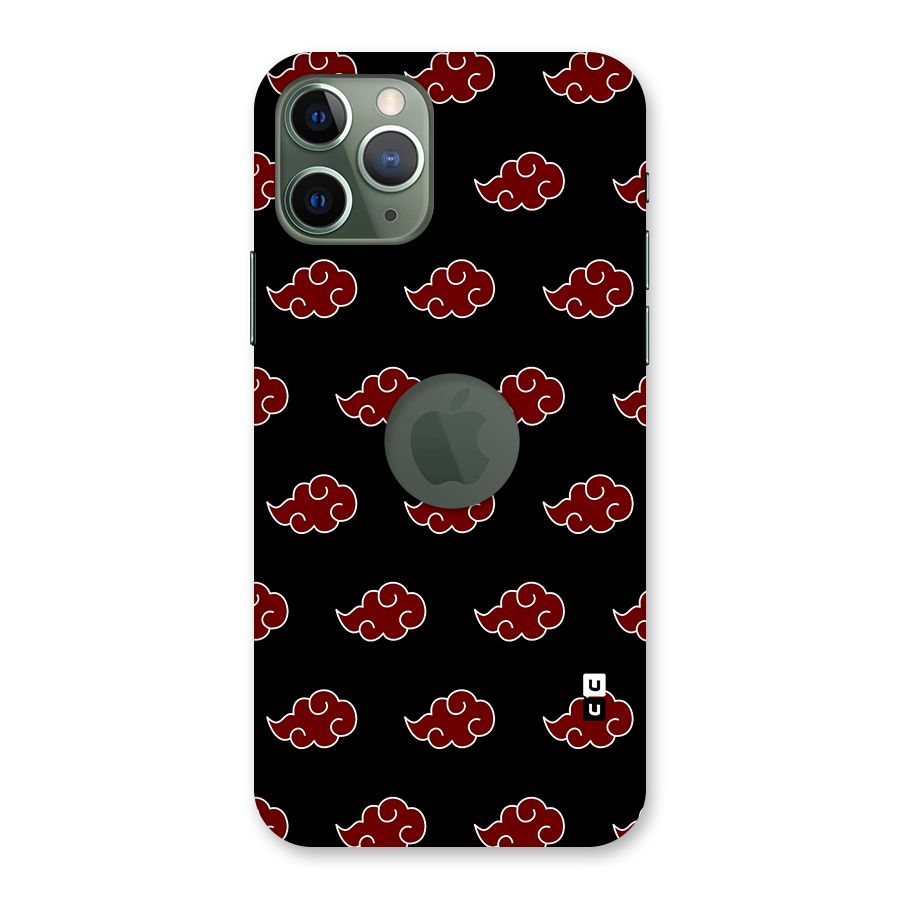 Naruto Akatsuki Pattern Back Case for iPhone 11 Pro Logo  Cut